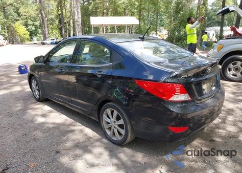 2012 Hyundai Accent Gls from USA, damaged, VIN KMHCU4AE2CU078517